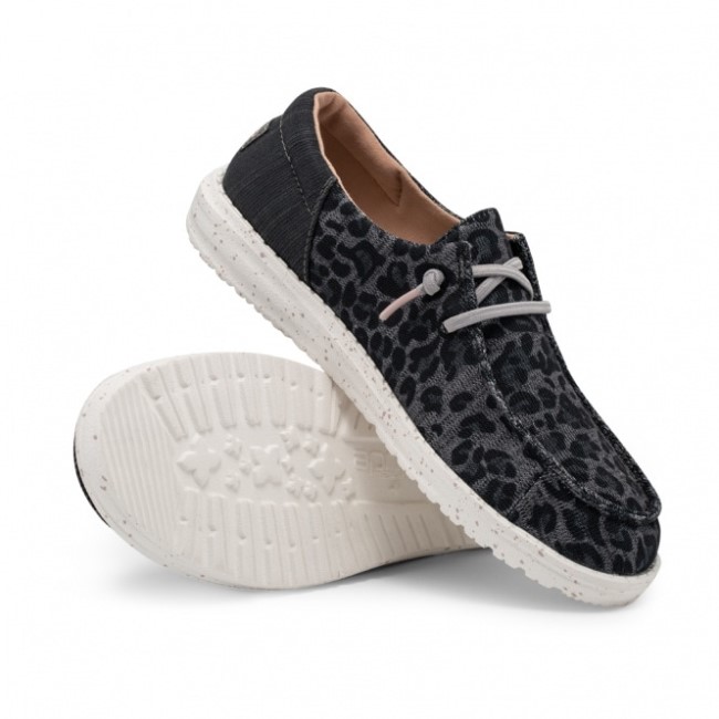 Heydude España Wendy Sox Leopardo Gris