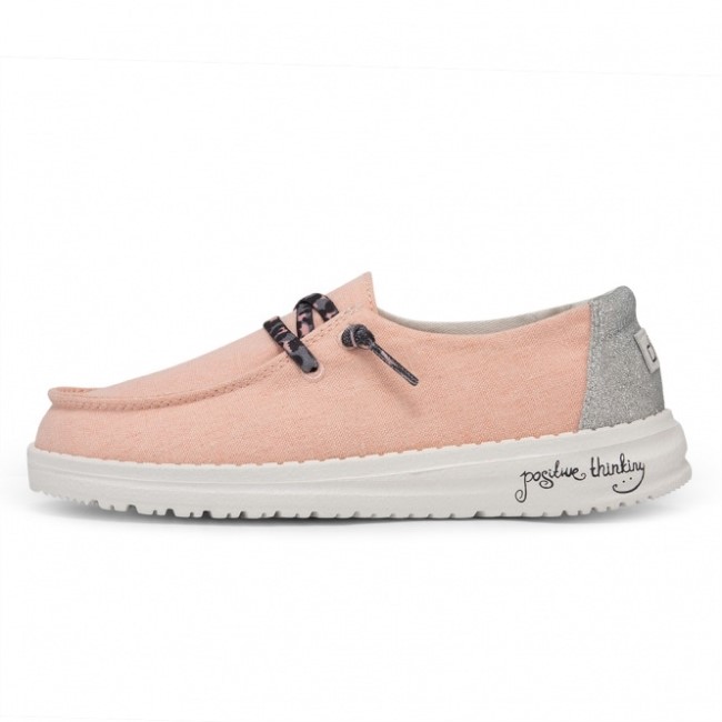 Heydude España Wendy Juventud Rosa Brillo