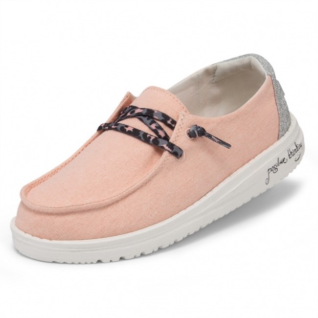 Heydude España Wendy Juventud Rosa Brillo