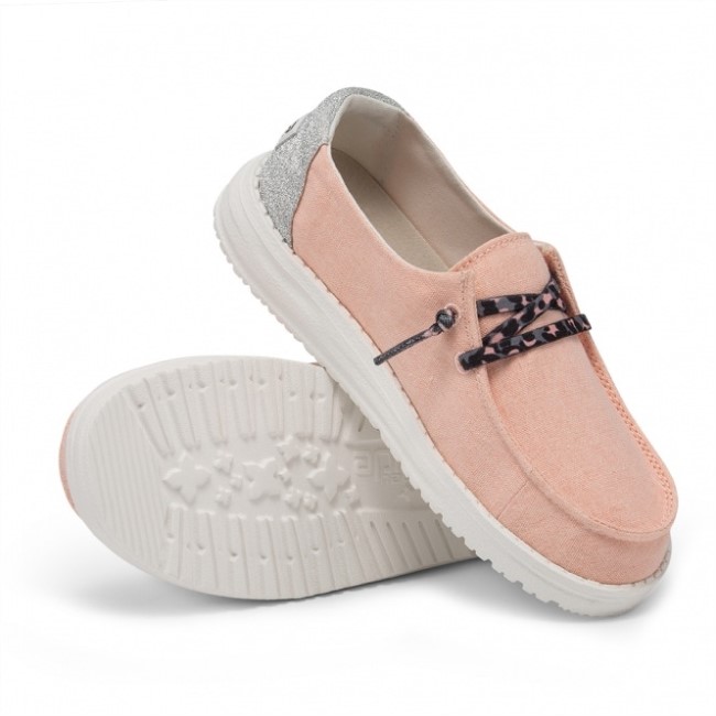 Heydude España Wendy Juventud Rosa Brillo