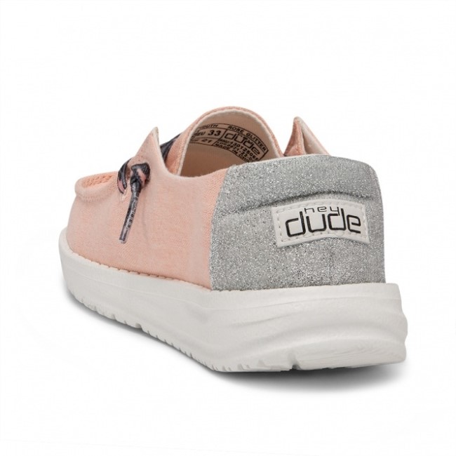 Heydude España Wendy Juventud Rosa Brillo