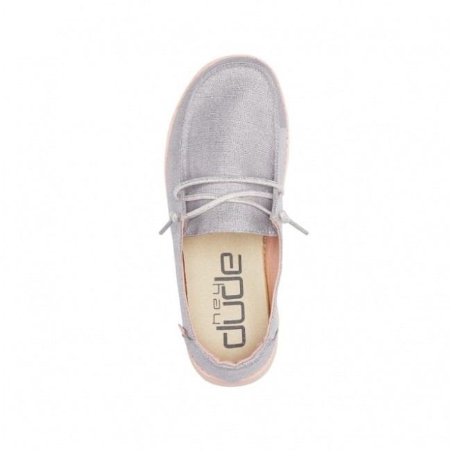 Heydude España Wendy Juventud Espumoso Plata Melocotón Especial