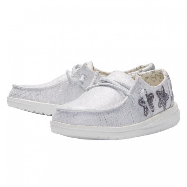 Heydude España Wendy Estrella Juvenil Plata Especial