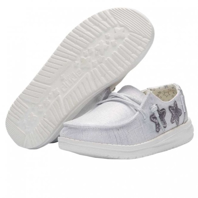 Heydude España Wendy Estrella Juvenil Plata Especial